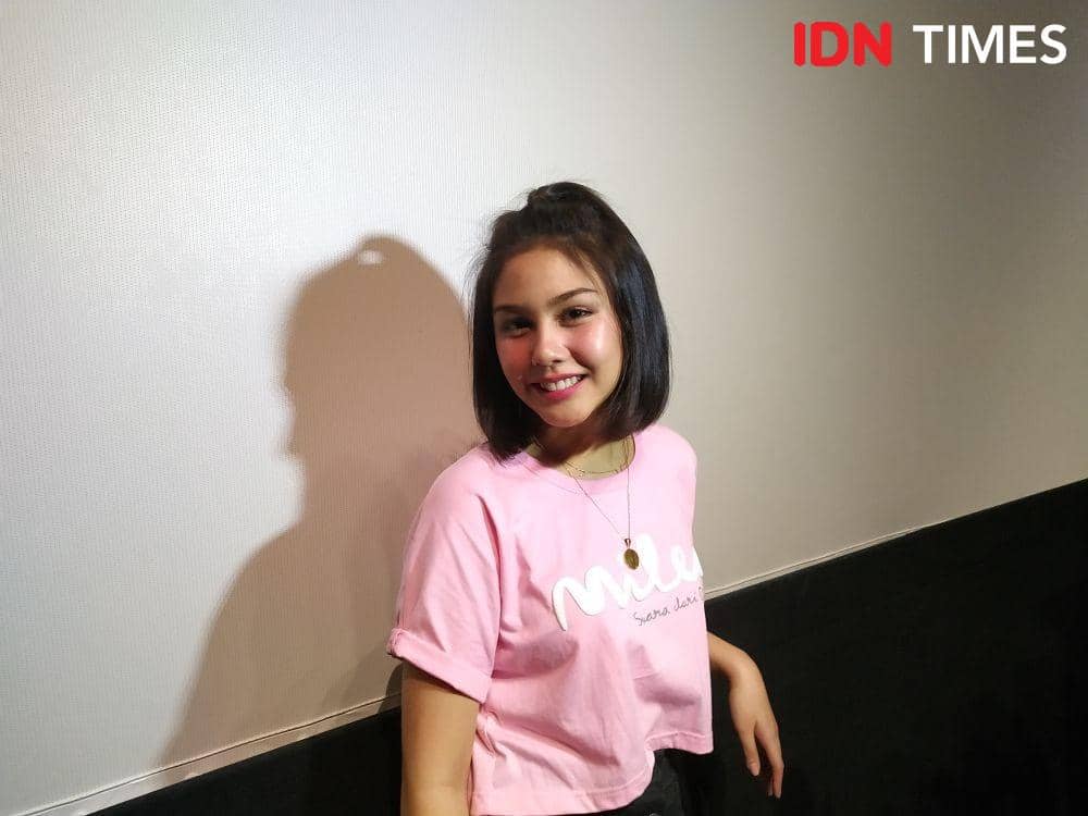 Vanesha Prescilla dalam press conference film Milea di Jakarta. 9 Desember 2019. IDN Times/Nadia Umara