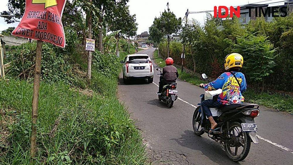 Jalur alternatif Bandung - Lembang. (IDN Times/Bagus F)