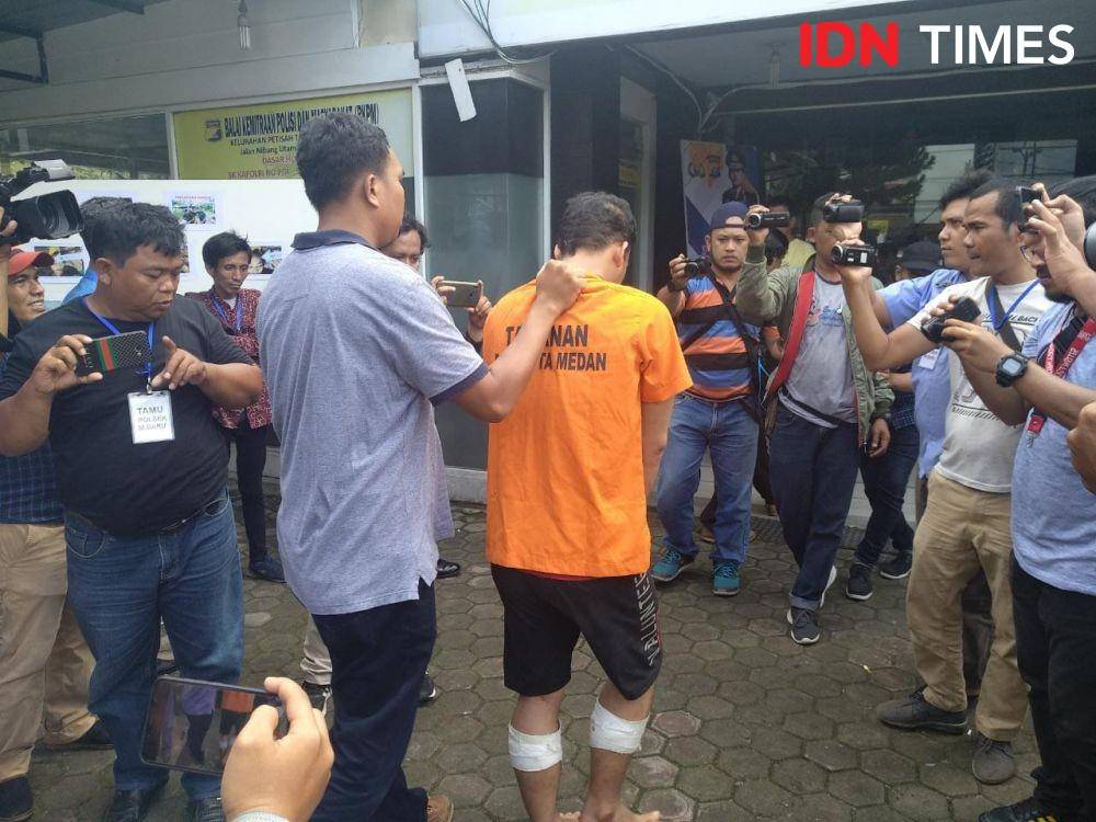Pelaku pembunuhan wanita di kamar kos (IDN Times/Fadly Syahputra)