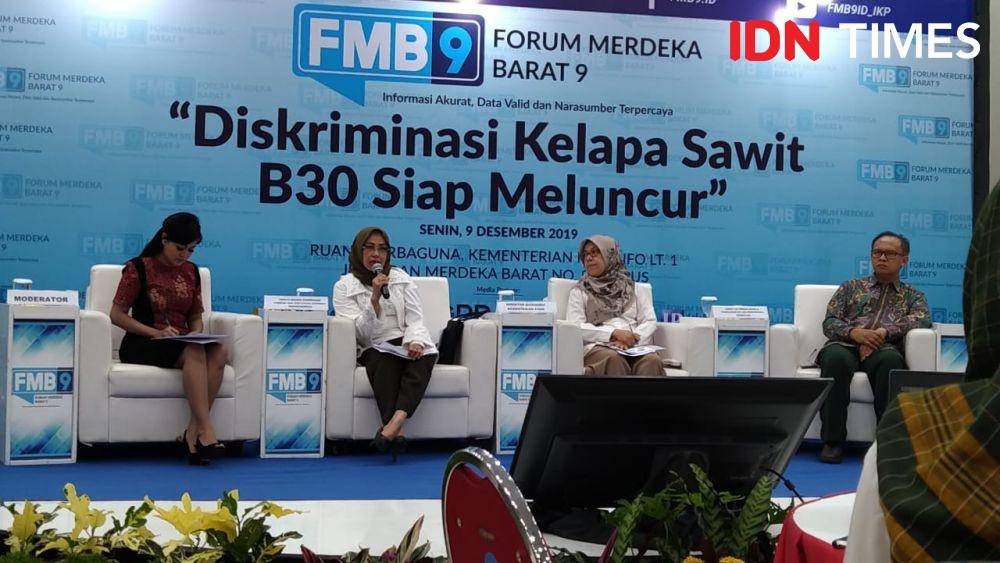 Diskusi kelapa sawit biodiesel b30 (IDN Times/Helmi Shemi)