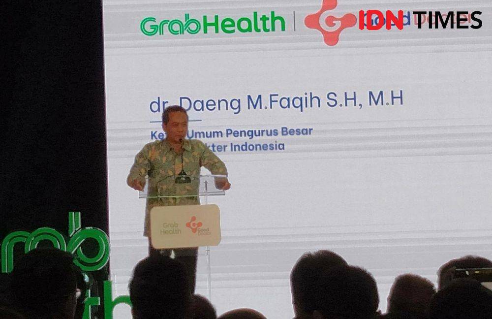 Peluncuran GrabHealth powered by Good Doctor Museum Kebangkitan Nasional, Selasa (10/12) (IDN Times/Dini Suciatiningrum)