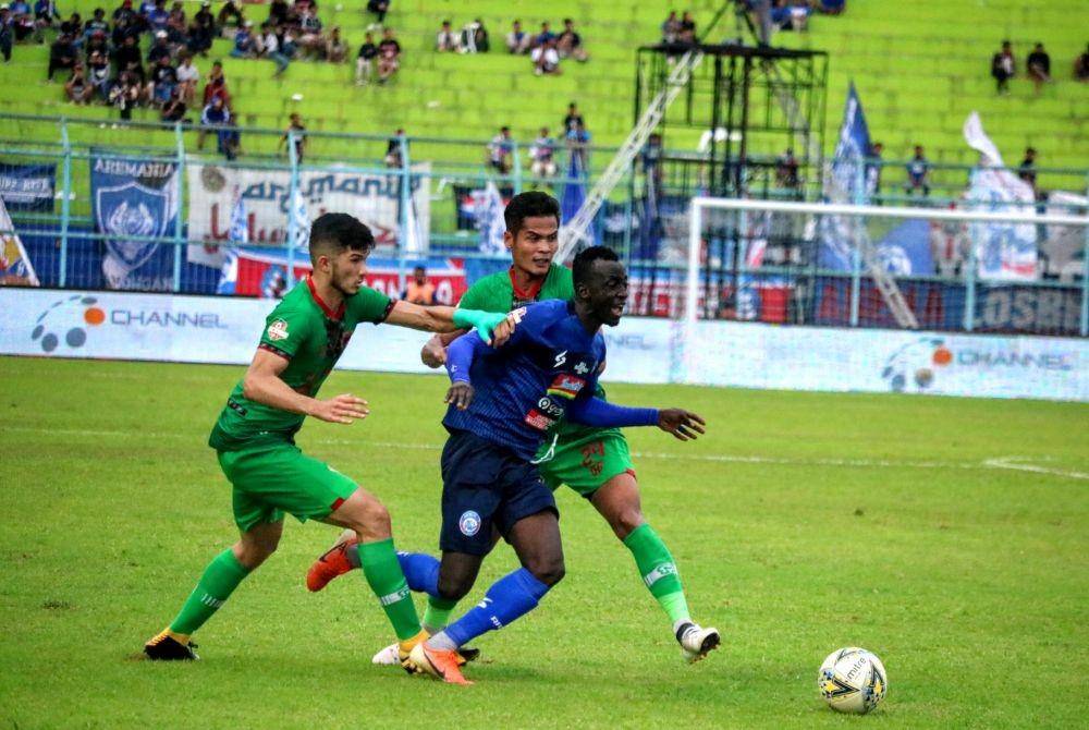 Makan Konate kala masih berseragam Arema FC. IDN Times/ Alfi Ramadana