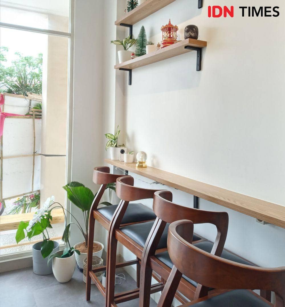 Kopi Konnichiwa Ruko Golf Island No 19 Jl. Pantai Indah Kapuk, Jakarta Utara. IDN Times/Dhiya Awlia.A