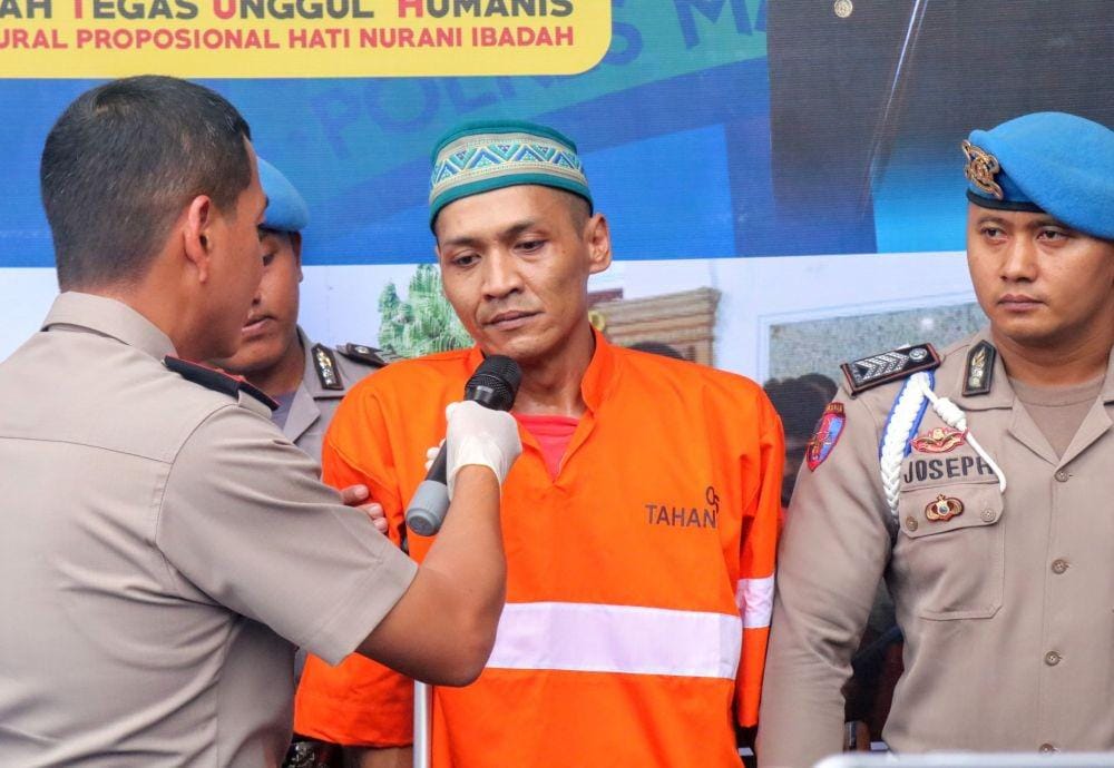 Adrian mengakui menyesal sudah melarikan diri dari tahanan, Selasa (10/12/2019). IDN Times/ Alfi Ramadana