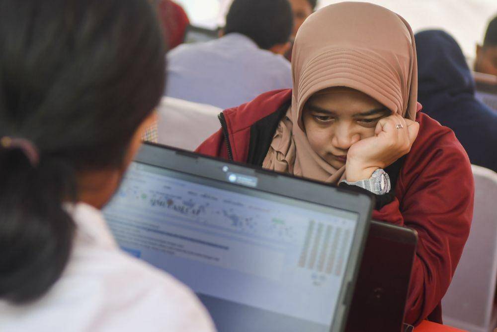 Ilustrasi peserta (ANTARA FOTO/Galih Pradipta)