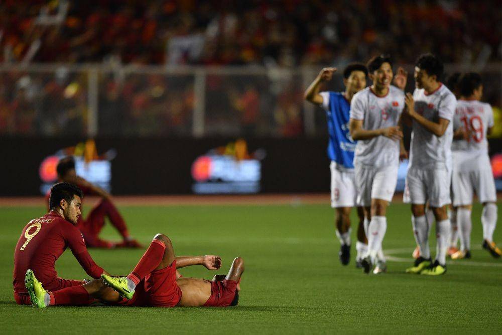 Timnas U-22 Indonesia meraih medali perak setelah kalah 0-3 dari Vietnam pada Selasa (10/12). ANTARA FOTO/Sigid Kurniawan/ama