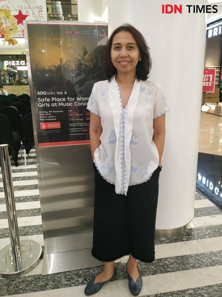 #AkuPerempuan Devi Asmarani di Jakarta. 9 Desember 2019. IDN Times/Syarifah Noer Aulia