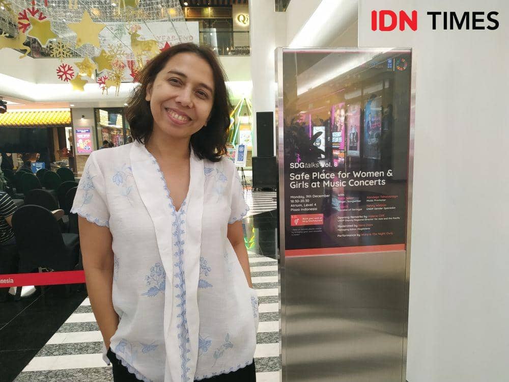 #AkuPerempuan Devi Asmarani di Jakarta. 9 Desember 2019. IDN Times/Syarifah Noer Aulia
