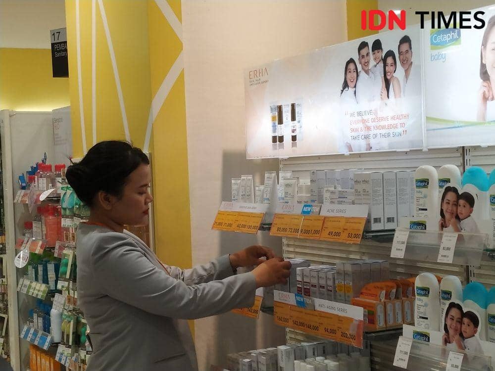 Peluncurhan ERHA di AEON Store. 10 Desember 2019. IDN Times/Klara Livia