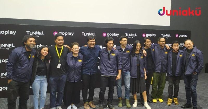 sutradara dan para pemeran Tunnel. duniaku.com/Dimas Ramadhan