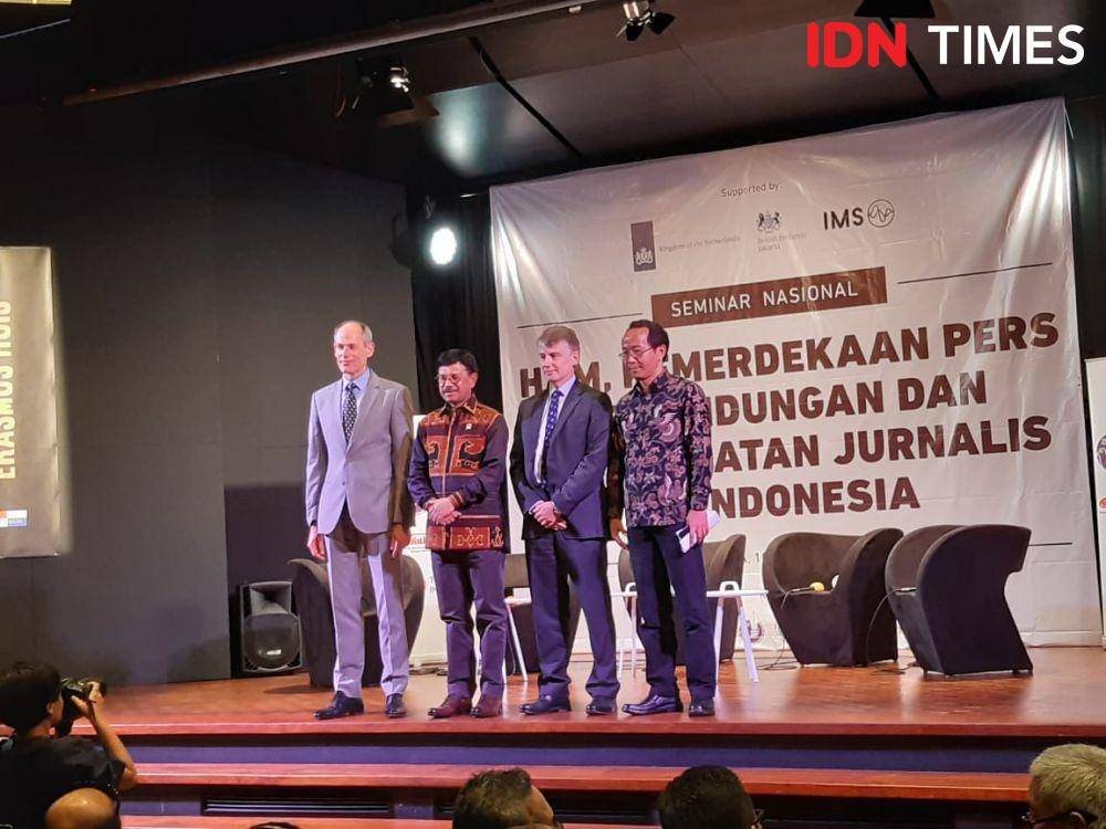 Seminar Nasional, HAM, Kemerdekaan Pers, Perlindungan dan Keselamatan Jurnalis di Indonesia (IDN Times/Anata Siregar)