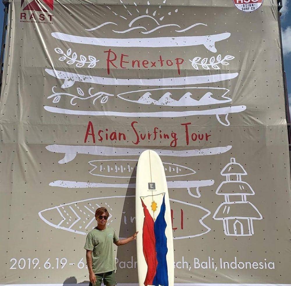 Roger Casugay, Atlet selancar Filipina penyelamat nyawa peselancar Indonesia (Instagram.com/roger_casugay)