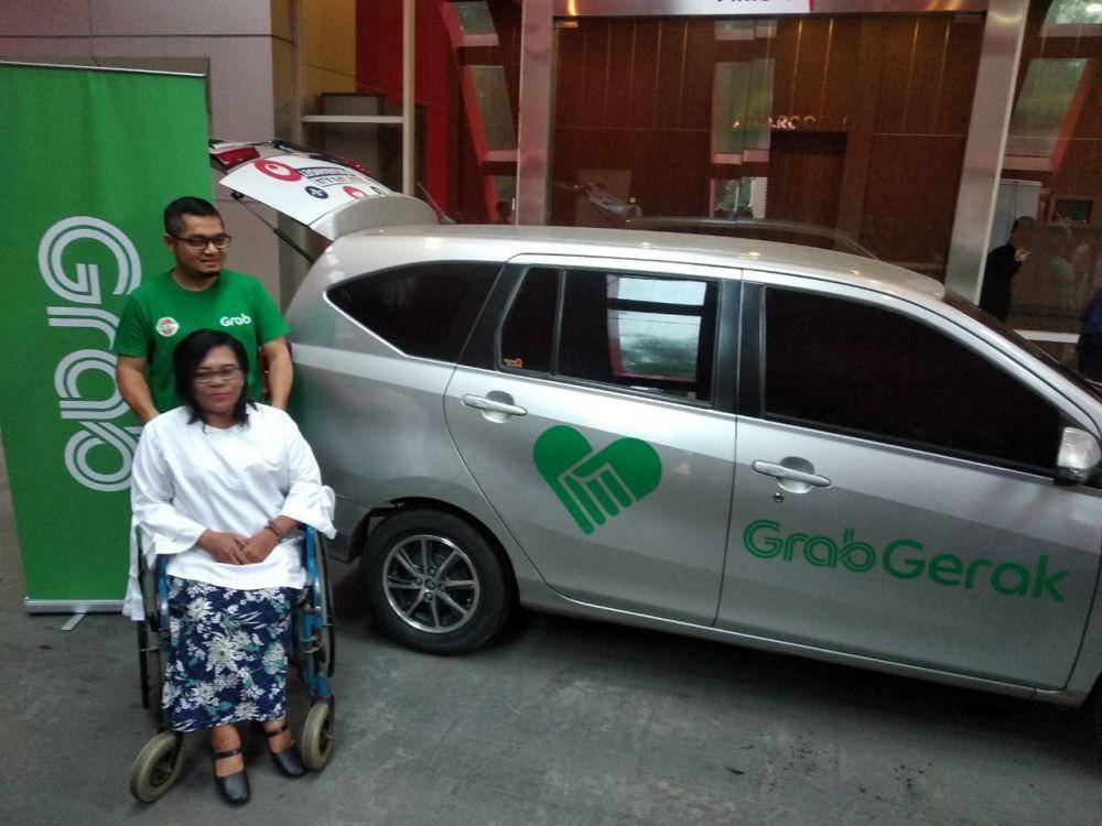 Mobilitas difabel sangat terbantu dengan layanan GrabGerak (Istimewa)