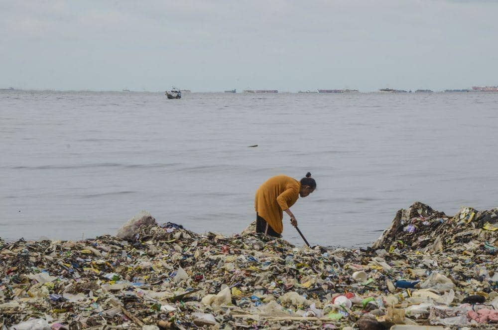 Limbah Plastik di Cilincing, Jakarta Utara