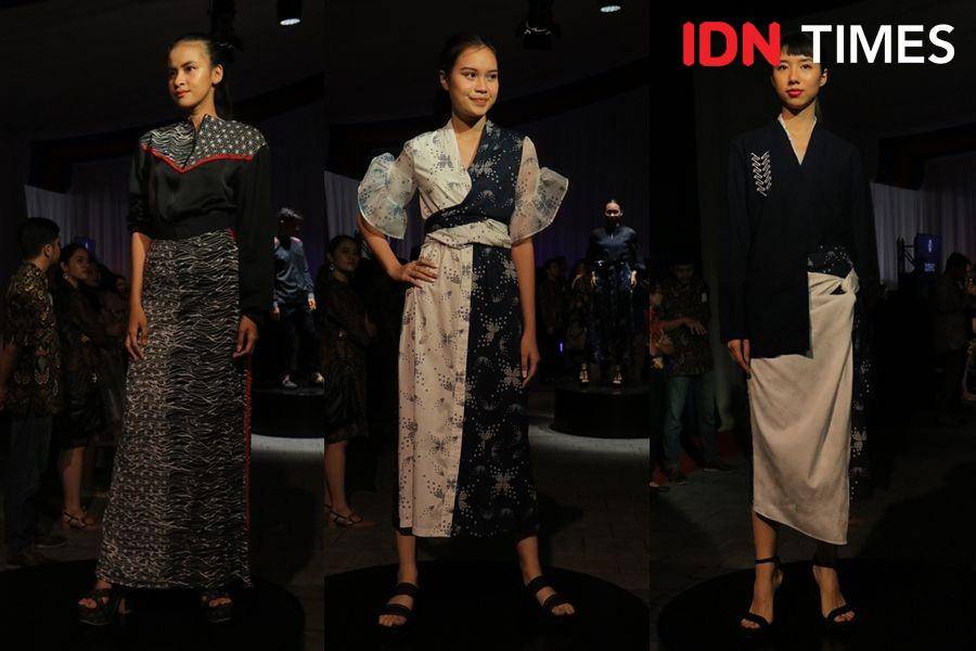 Peragaan busana batik pada acara “70 years and Beyond” Celebrating Diversity, Partnership, and Prosperity Event di Kantor Kedubes AS di Jakarta. 11 Desember 2019. IDN Times/Febriyanti Revitasari
