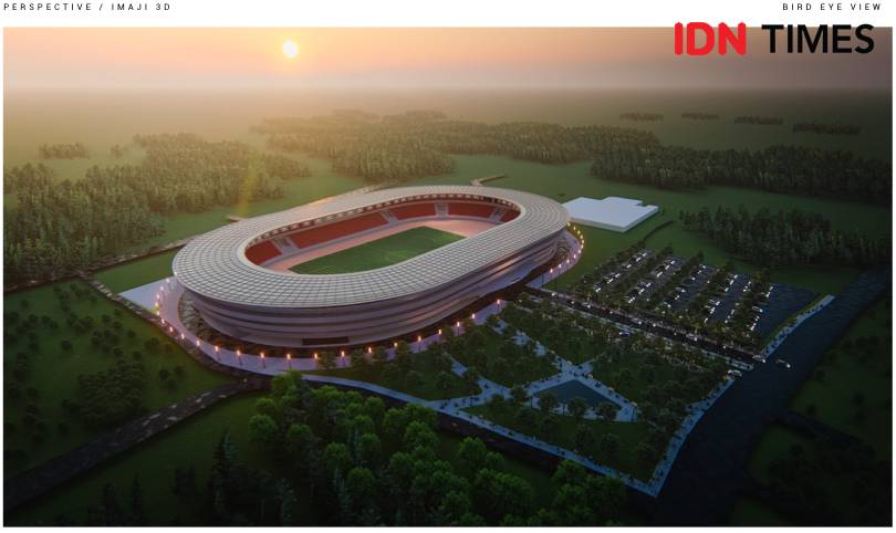 Desain awal renovasi Stadion Mattoanging Makassar. Dok. IDN Times/Istimewa