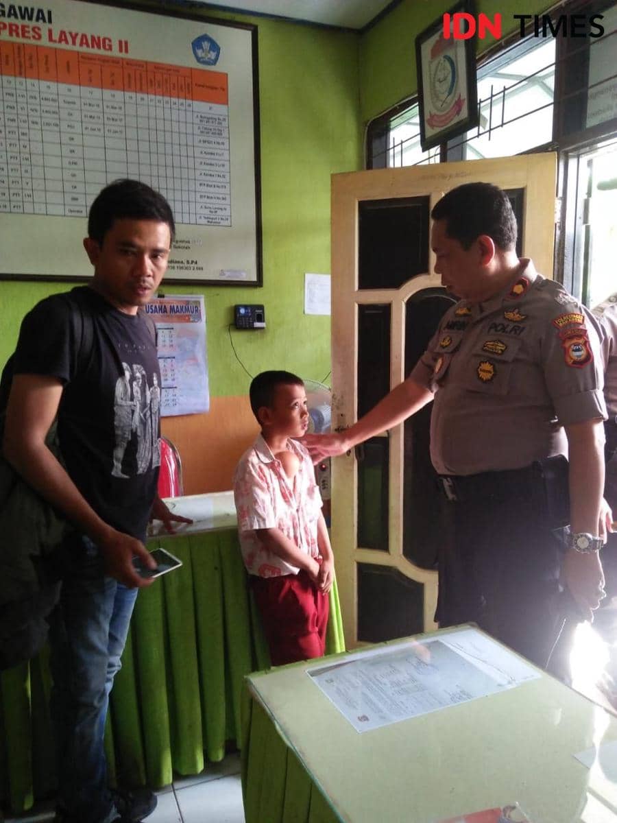 Suman sesaat sebelum mendapatkan perawatan medis / Sahrul Ramadan