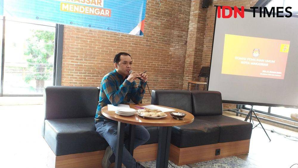 Anggota KPU Makassar Gunawan Mashar. IDN Times/Aan Pranata