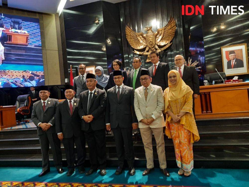 Pimpinan DPRD DKI Jakarta dan Eksekutif (IDN Times/Gregorius Aryodamar P)