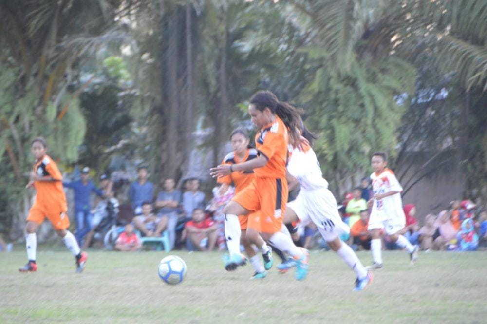 Tim Pra PON putri Sumut saat laga uji tanding beberapa waktu lalu (Dok.IDN Times/istimewa)