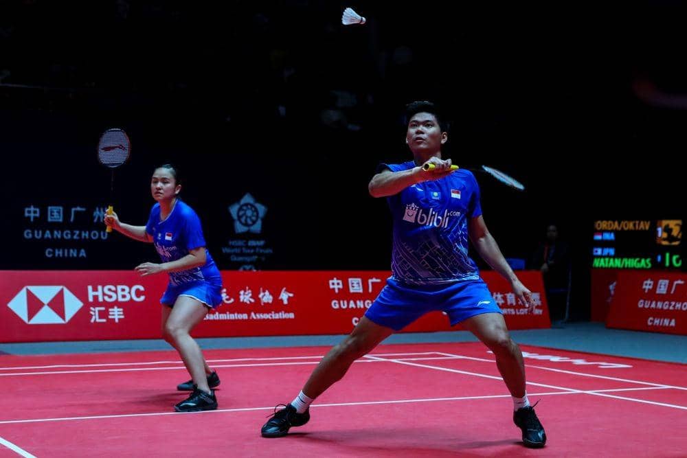 Praveen Jordan/Melati Daeva Oktavianti di BWF World Tour Final 2019 (IDN Times/PBSI)