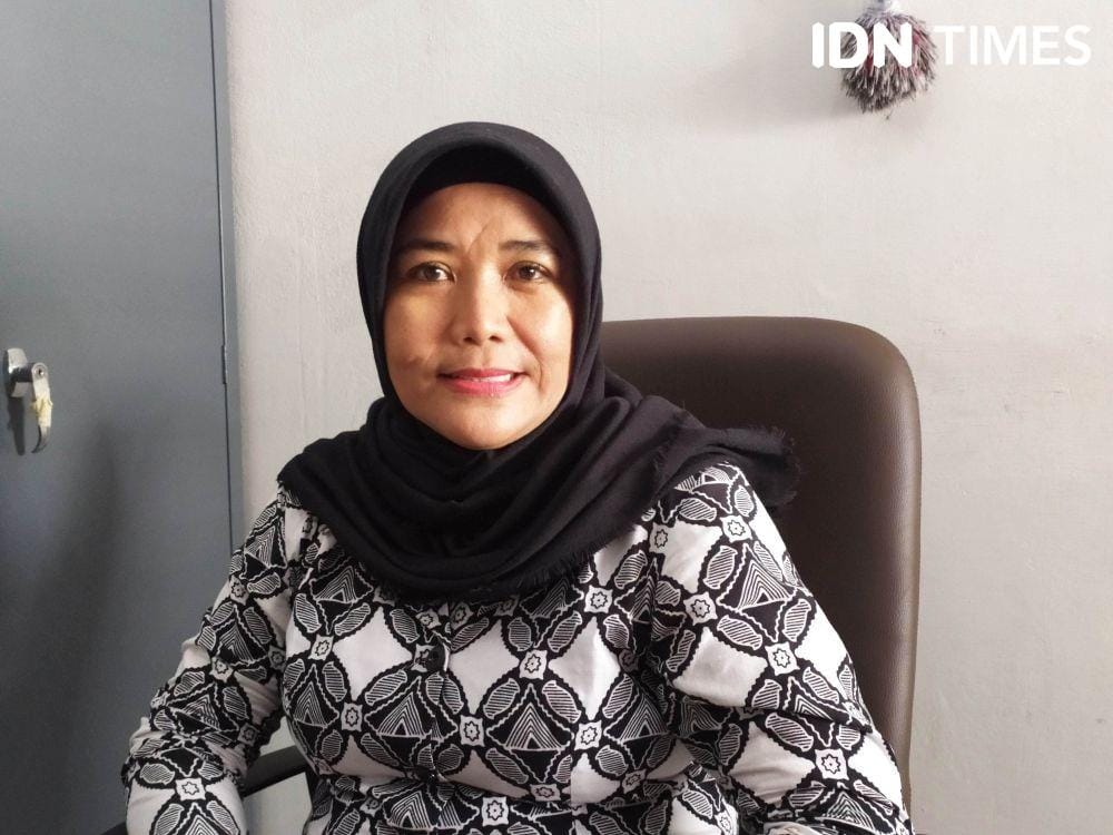 Tetty Tamiyati, Kasi Angkutan Terminal, Bidang Transportasi Dishub Sleman. IDN Times/Siti Umaiyah