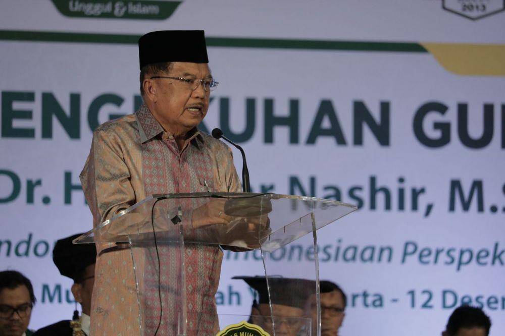 Mantan Wakil Presiden RI Jusuf Kalla. (Humas dan Protokol UMY)