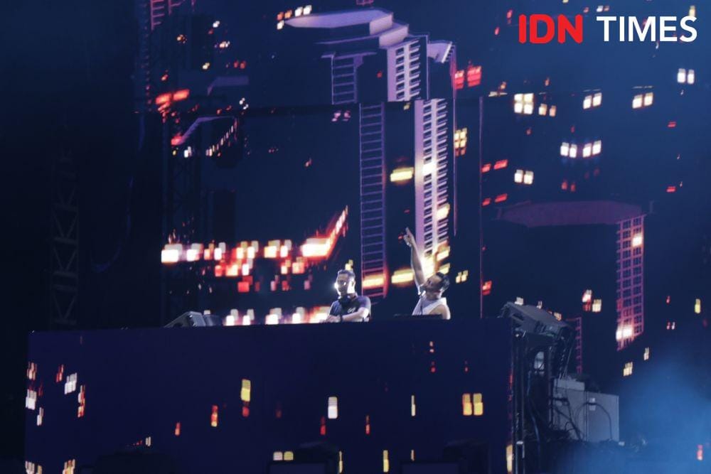 Penampilan pembuka dar Evan Virgan di Djakarta Warehouse Project, Jiexpo, (13/12). IDN Times/Erfah Nanda