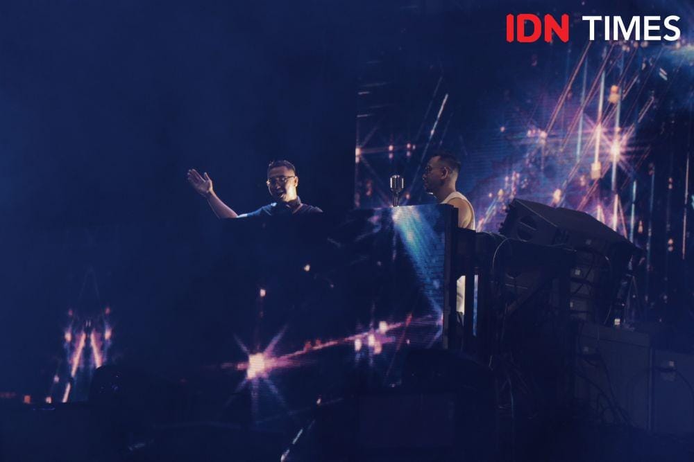 Penampilan pembuka dar Evan Virgan di Djakarta Warehouse Project, Jiexpo, (13/12). IDN Times/Erfah Nanda