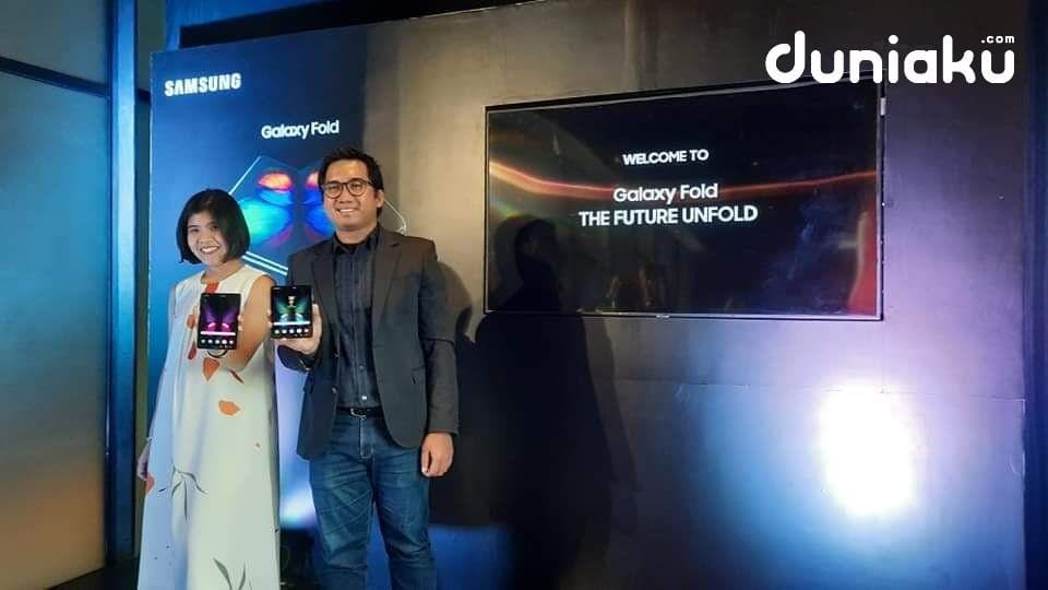 Reveal Samsung Galaxy Fold. duniaku.com/Adhitya Daniel