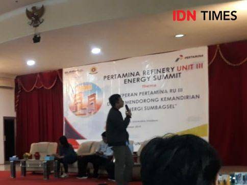 kegiatan Pertamina RU III Energy Summit bersama Universitas Sriwijaya (Unsri), Jumat (13/12) (IDN Times/Feny Maulia Agustin)