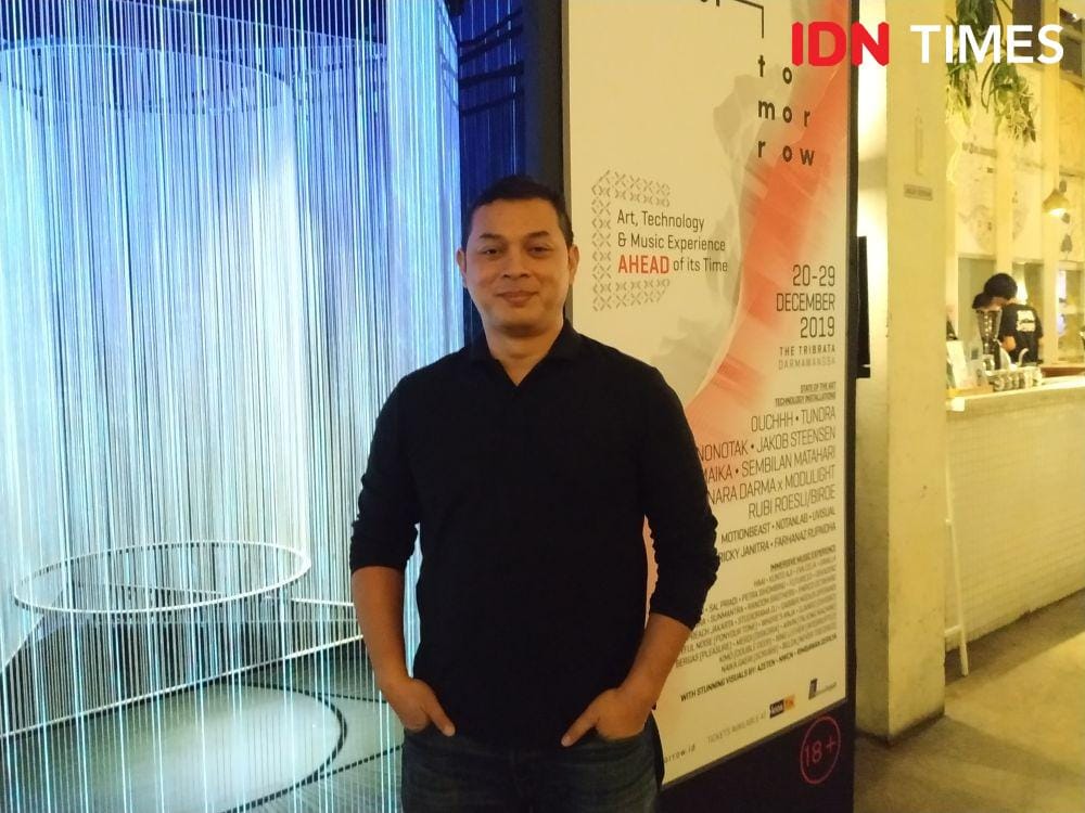 Rubi Roesli dalam talk show Wave of Tomorrow di Jakarta. 13 Desember 2019. IDN Times/Nadia Umara