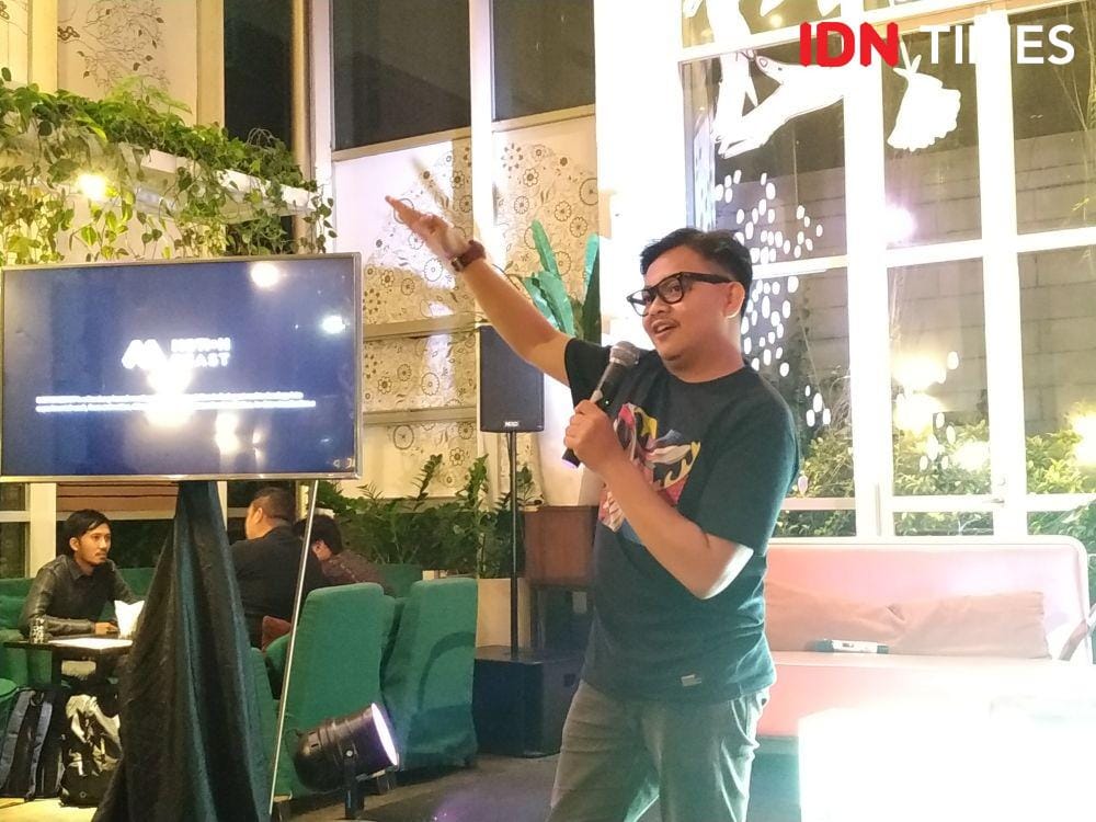 Peul Motion Beast dalam talk show Wave of Tomorrow di Jakarta. 13 Desember 2019. IDN Times/Nadia Umara