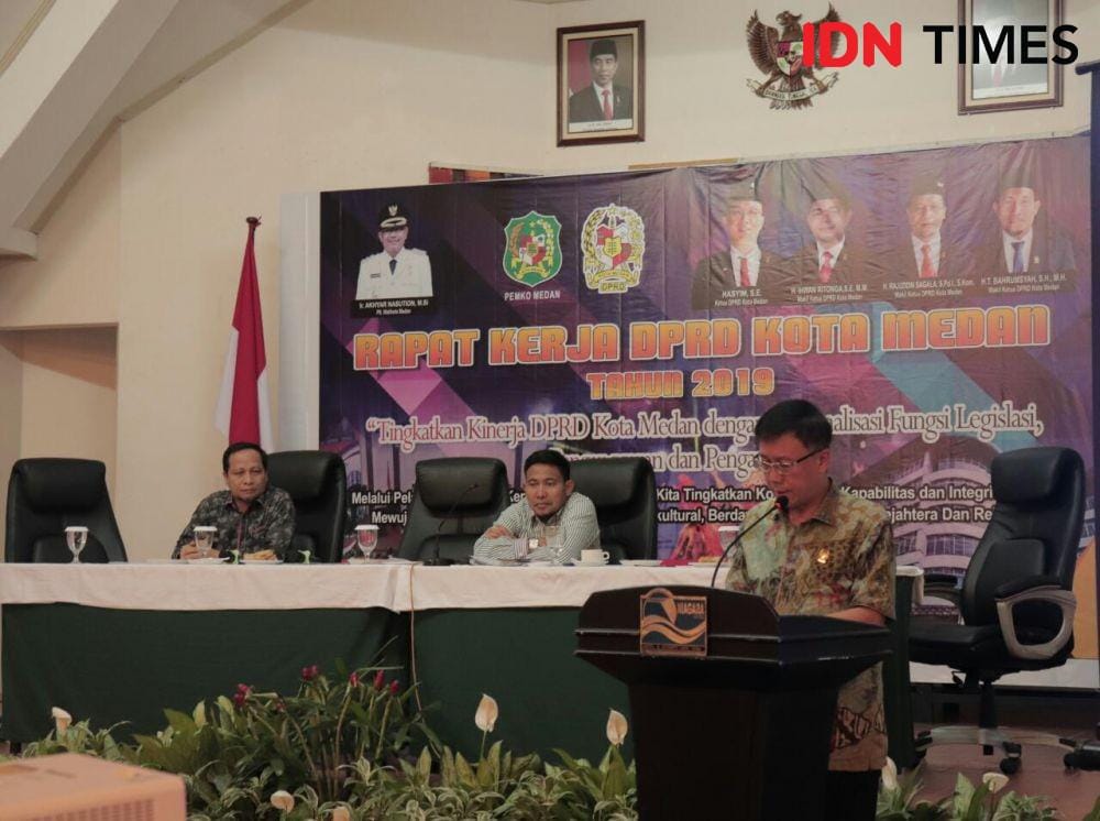 Rapat Kerja Nasional Dewan Perwakilan Rakyat Daerah (DPRD) Kota Medan (IDN Times/Yurika Febrianti)