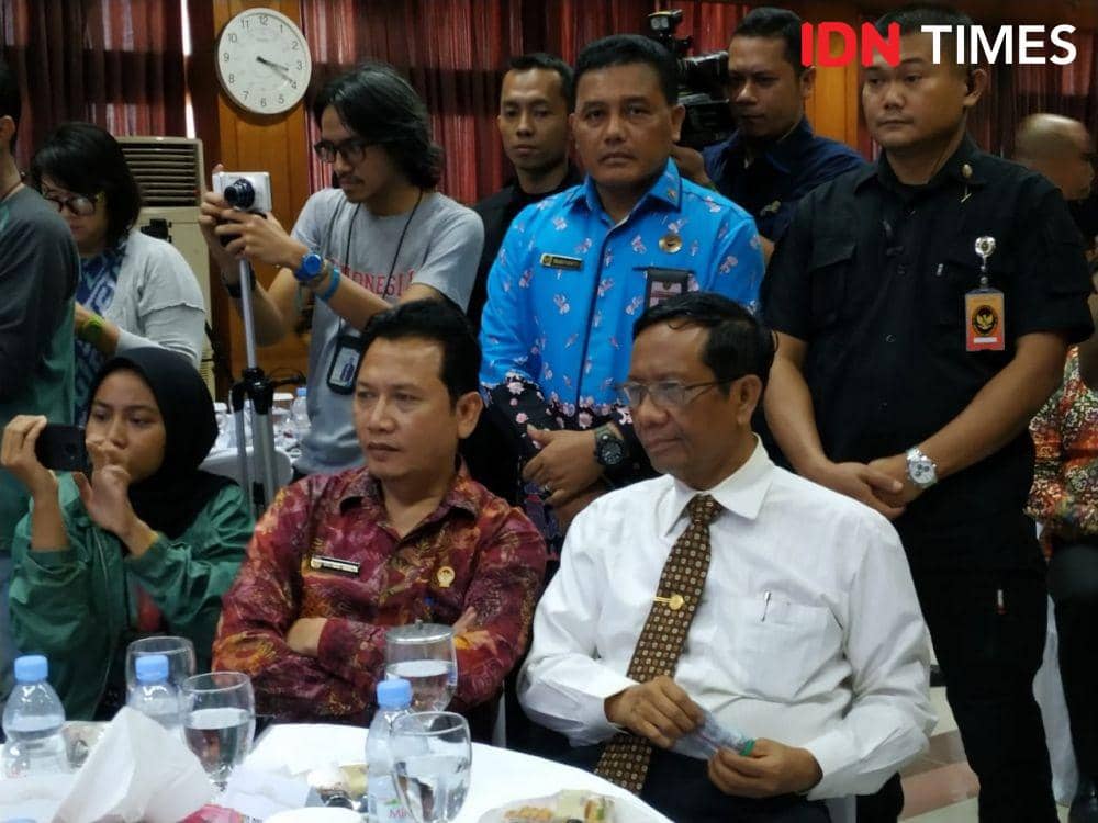 Menko Polhukam Mahfud MD (IDN Times/Aldzah Fatimah Aditya)