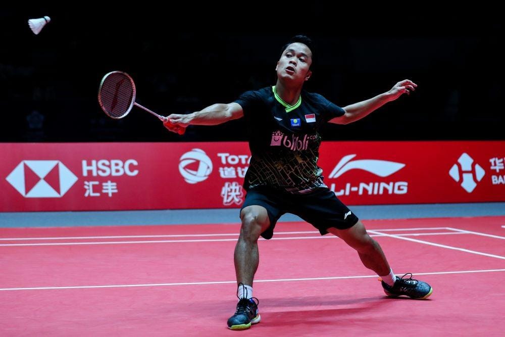 Anthony Sinisuka Ginting di BWF World Tour Final 2019 (IDN Times/PBSI)