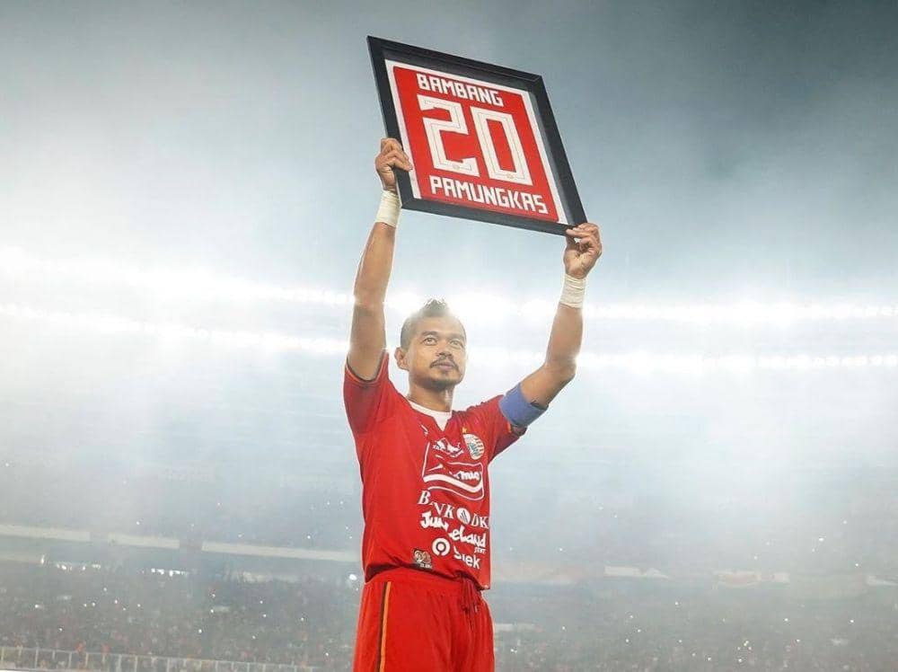 Bambang Pamungkas dalam laga perpisahannya. Instagram.com/Bepe20