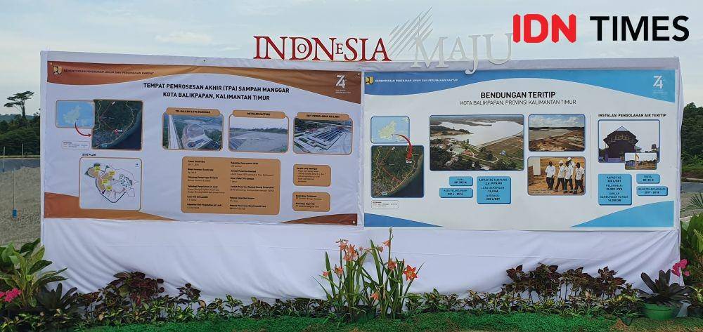 Penjelasan tentang TPA Manggar dan Bendungan dan Instalasi Pengolahan Air Teritip (IDN Times/Mela Hapsari)