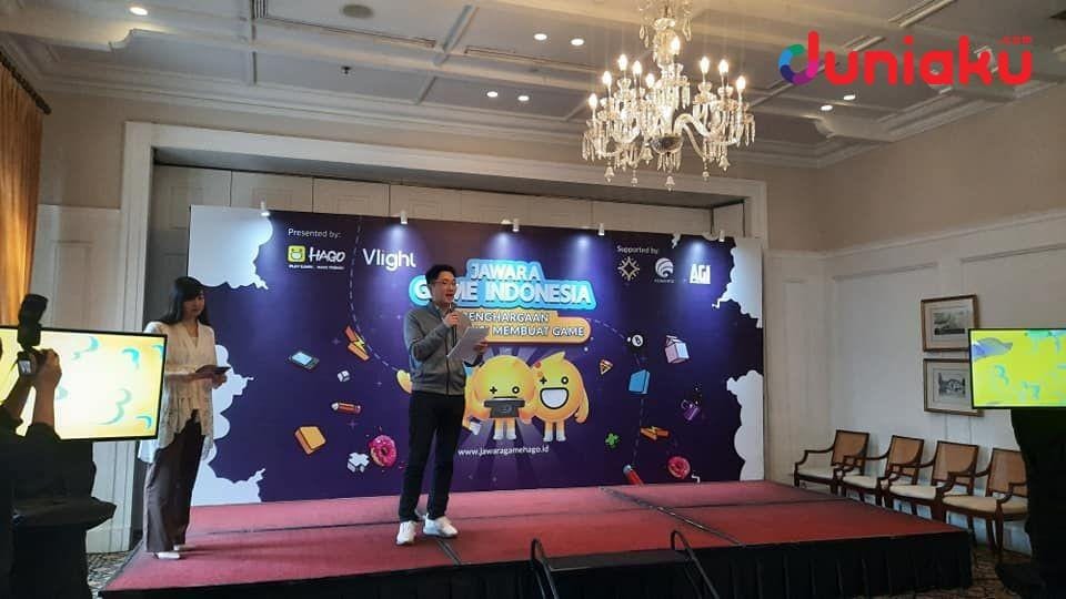 Kata sambutan dari Joshua. duniaku.com/Adhitya Daniel