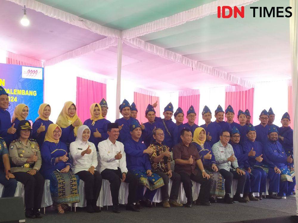 Situasi pelantikan kepengurusan baru DKP 2019 di Balai Kota Palembang, Jumat (20/12) (IDN Times/Feny Maulia Agustin)