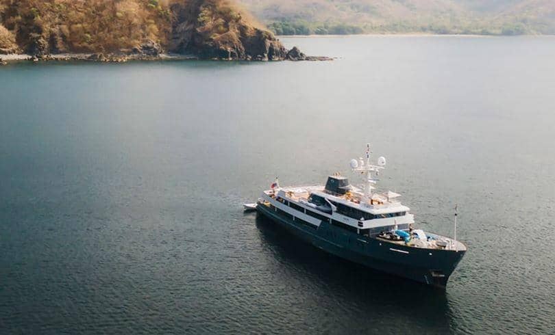 Aqua Blu yang menabrak karang di Kepulauan Wayag melakukan pelayaran perdana pada 16 Novemver 2019/www.aquaexpeditions.com