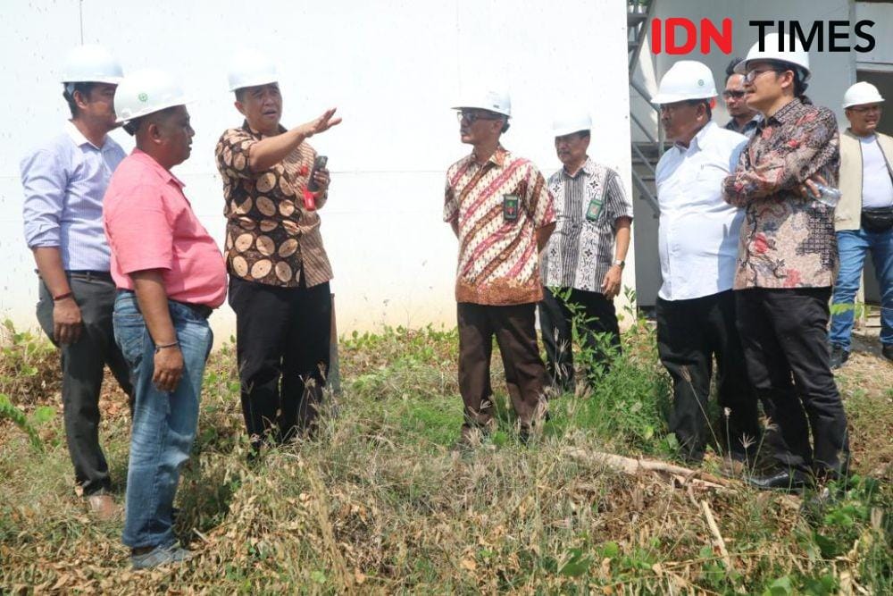 Suasana sidang lapangan kasus longsornya Jalan Raya Gubeng, Jumat (20/12). IDN Times/Fitria Madia