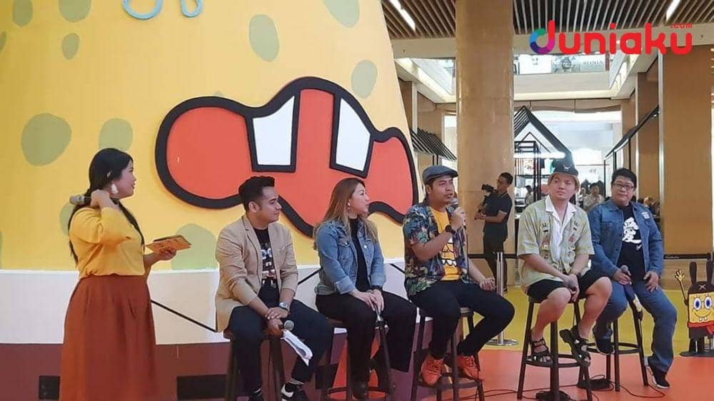 Inspirasi Juki dari Spongebob oleh Faza Meonk. duniaku.com/Adhitya Daniel