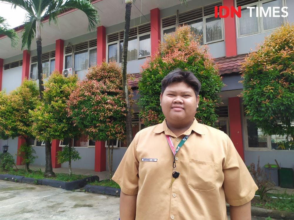 Muhammad Jodi, pelajar SMKN 1 Samarinda yang sepakat bila UN dihapuskan (IDN Times/Yuda Almerio)
