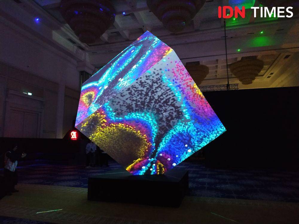 DATA GATE by OUCHHH dalam Wave of Tomorrow di Jakarta. 20 Desember 2019. IDN Times/Nadia Umara