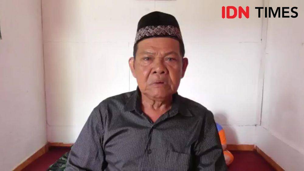 Ayah almarhum Bripda Budi Setiawan, Kamaruddin. (IDN Times/Surya Aditya)