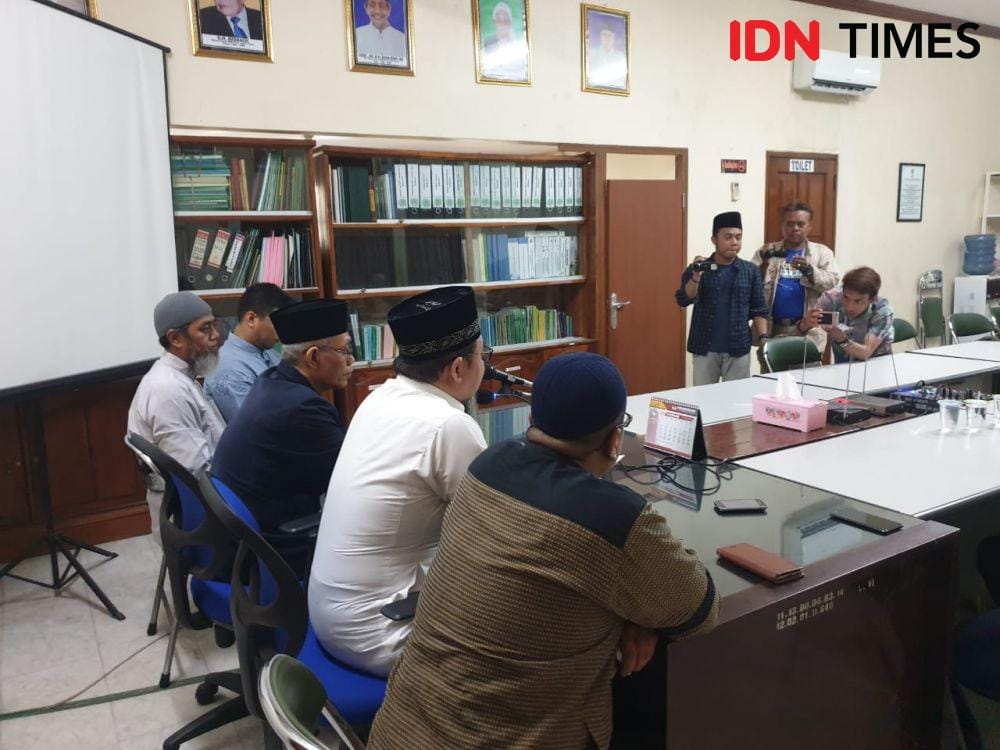 Konferensi Pers MUI Jatim menyikapi isu diskriminasi terhadap etnis muslim Uighur di Xinjiang, Tiongkok, Jumat (20/12). IDN Times/Vanny El Rahman