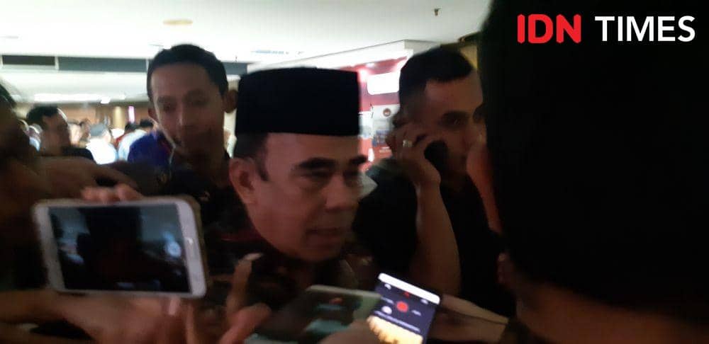 Menteri Agama Fachrul Razi dala acara Rakornas dan Penganugerahan Revolusi Mental 2019 (IDN Times/Margith Juita Damanik)