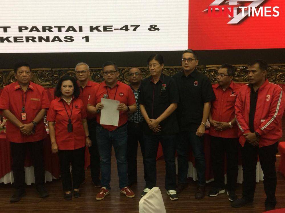 Persiapan Rakernas dan HUT ke-47 PDI Perjuangan, Sabtu (21/12). IDN Times/Irfan Fathurohman