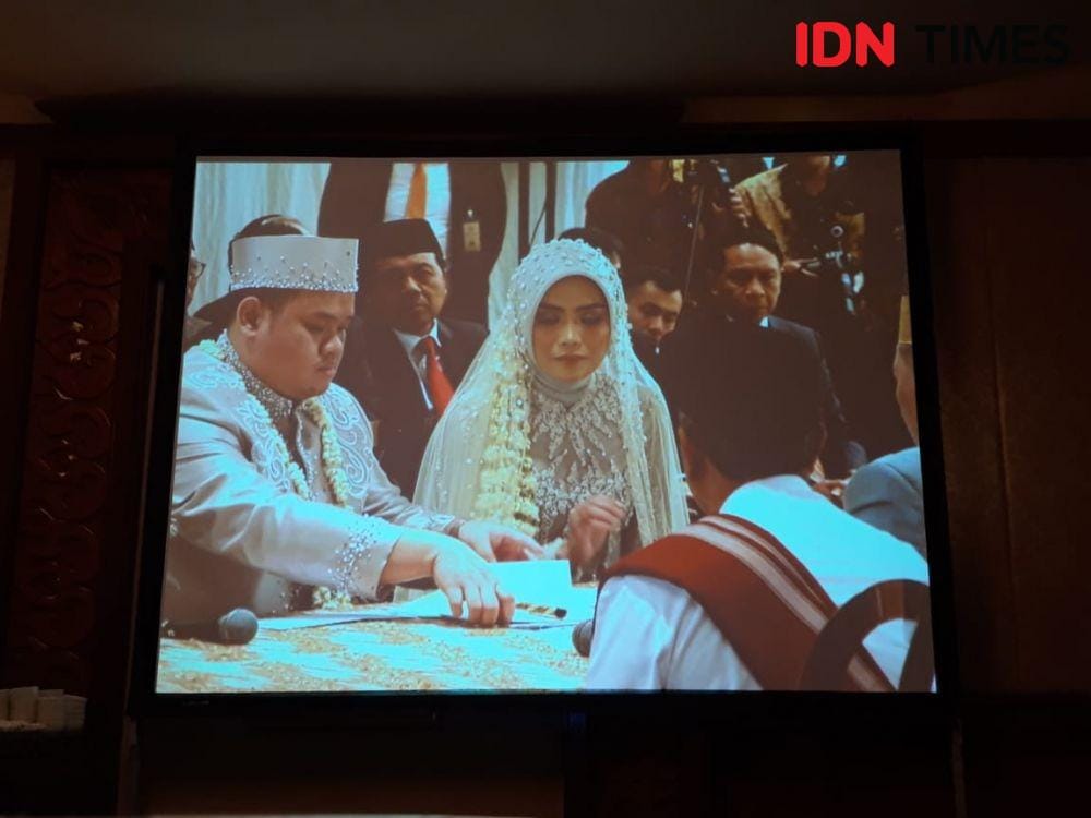 Pernikahan putri kedua La Nyalla. IDN Times/Fitria Madia